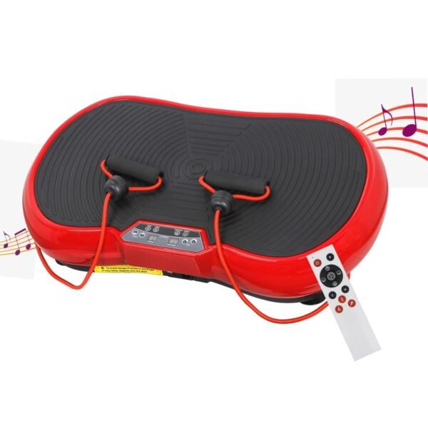 Red Vibration Plate Exercise Machine – Whole Body Shaking Fitness Platform
