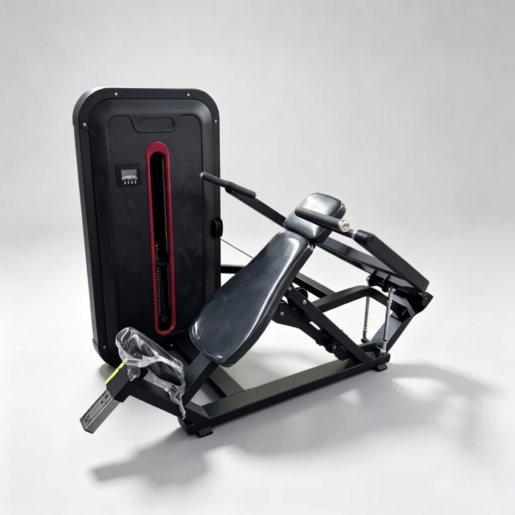 Commercial shoulder press machine with 120kg steel weight stack in Kenya